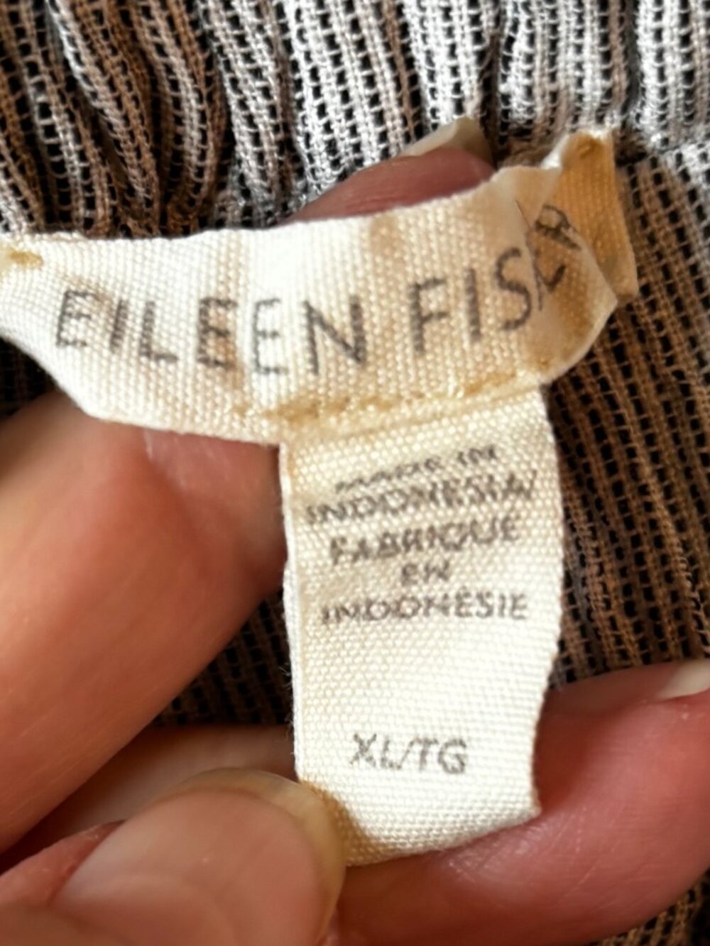 Elien Fisher Bio Linen Pants - XL